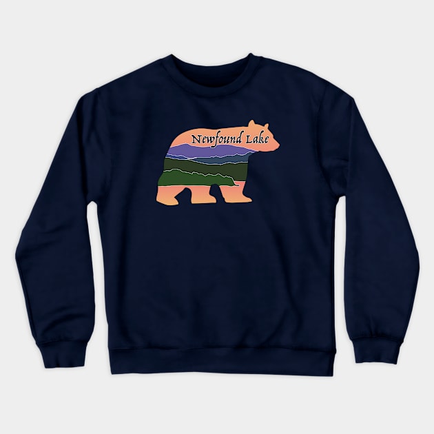 Newfound Lake Bear Crewneck Sweatshirt by Ski Classic NH